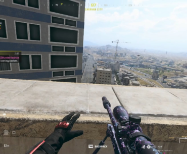 Almost decapitated by an air strike
