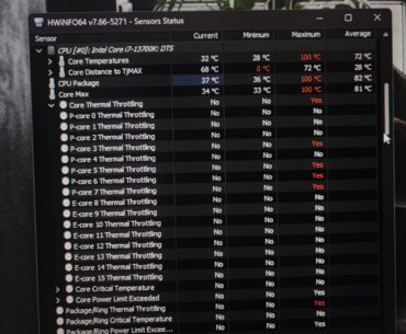 I7 13700K thermal throttle thus getting a pretty good cinebench r24 multi score