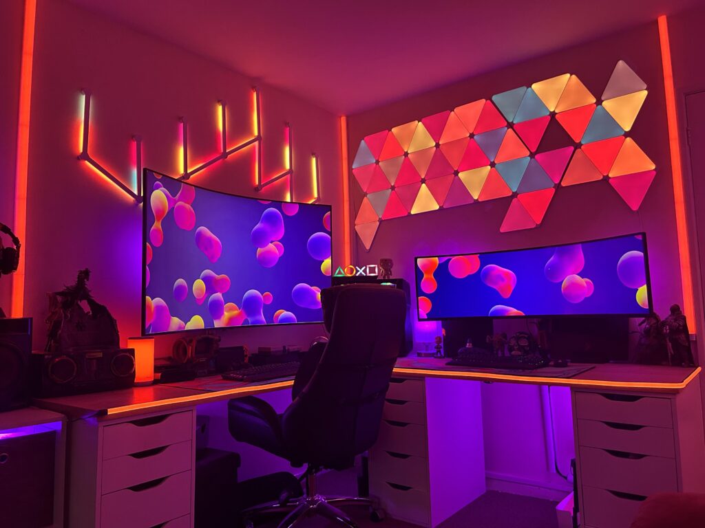 My cosy gaming setup!
