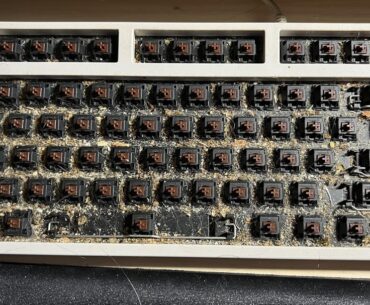Reminder that you might wanna clean your keyboard under the keys, how dirty is your keyboard?