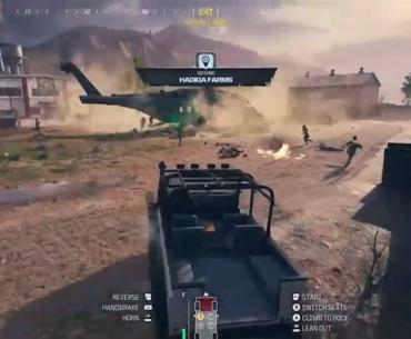 Do NOT wait till the last second to jump on the exfil heli! This happened to me because of doing so somehow. (See Video)