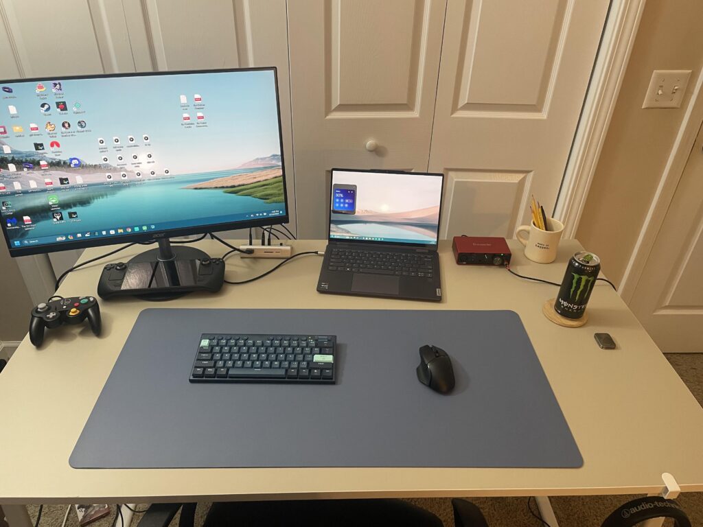 New desk for school/writing music/gaming. Anything I should add?