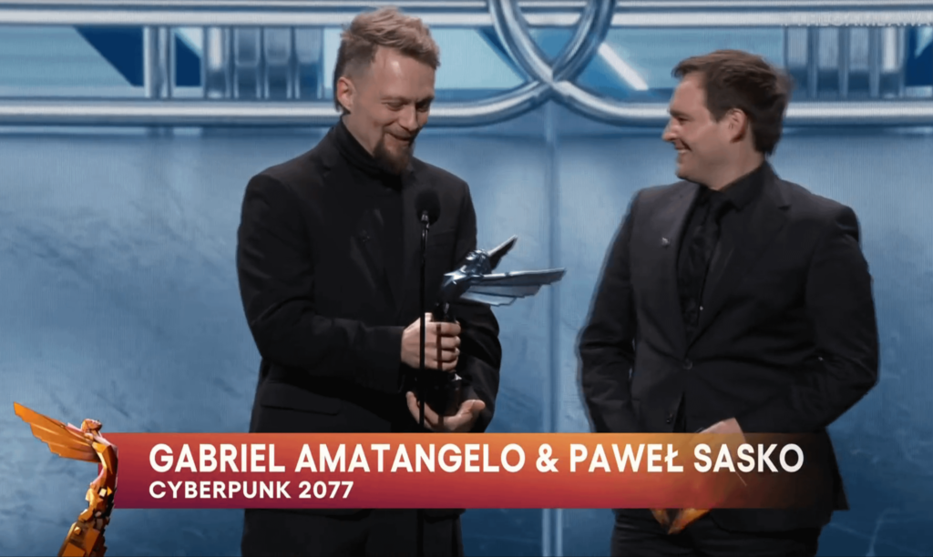 CP2077 wins the game award for best ongoing game in 2023
