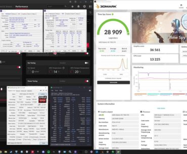 Getting close to 29K. 5800X3D & Bios flashed Merc 310 7900 XTX. Testing out new driver with my high power settings, and was surprised to get a new PB. Nice. Also, designed and 3D printed a new duct box to replace the cardboard one for my "air cooled" PC. lol
