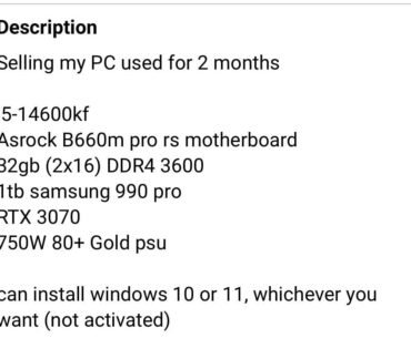 Are these good specs? Looking to buy my first pc and not overly familiar with pc specs.