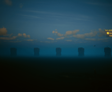 What are those buildings in distance? Looks cool!