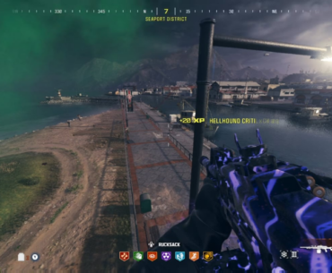 Today I learned the Heli clips the nearby framework...