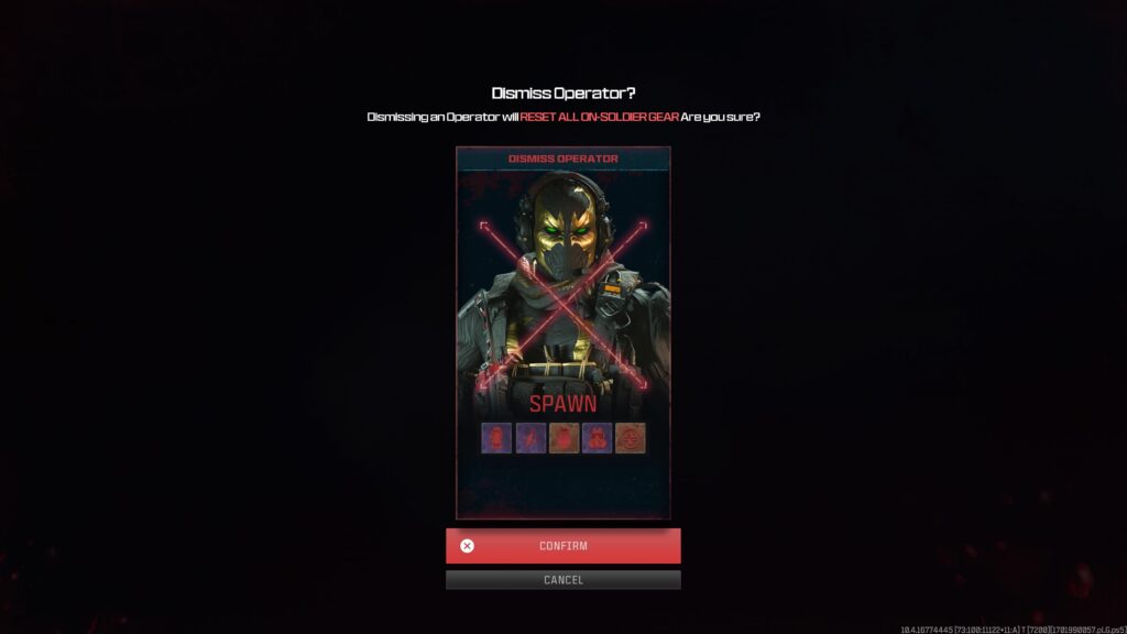 The fact that you lose your gear upon changing your operator gives players no incentive to work for or buy new operators.