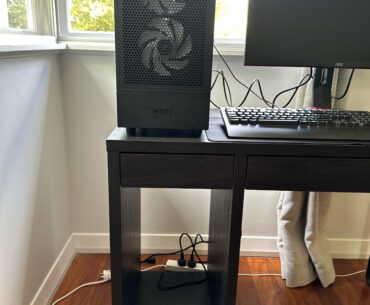 Is it a good idea to keep my PC in the little square desk slot? Worried about airflow