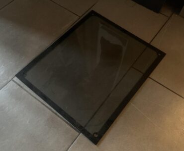 I leaned it on the wall and it slid down overnight. On my way to get lottery tickets