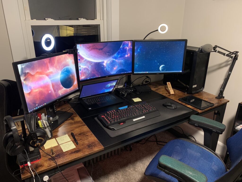 My work and personal dual setup
