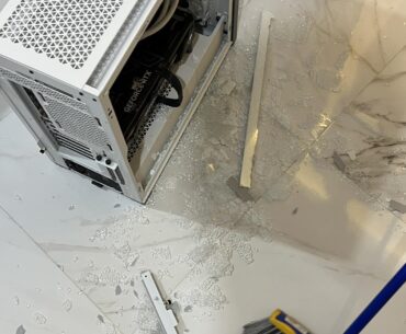 Let me restart the timer since the last busted glass panel.