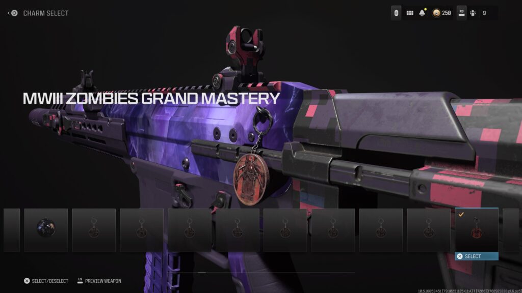 Just unlocked zombies grand mastery