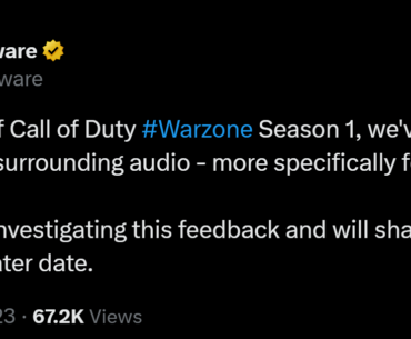 Seems like they're investigating missing footsteps audio.