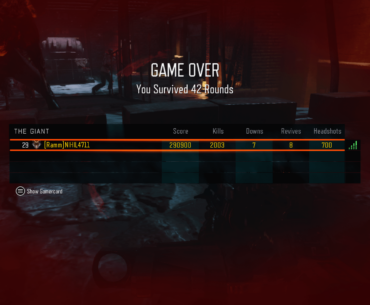 I have been playing cod zombies for about a decade, today I reached round 40 for the first time