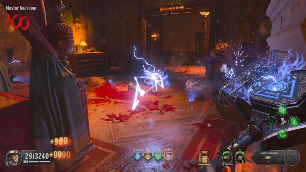 I got my first round 100, on what map but dead of the night