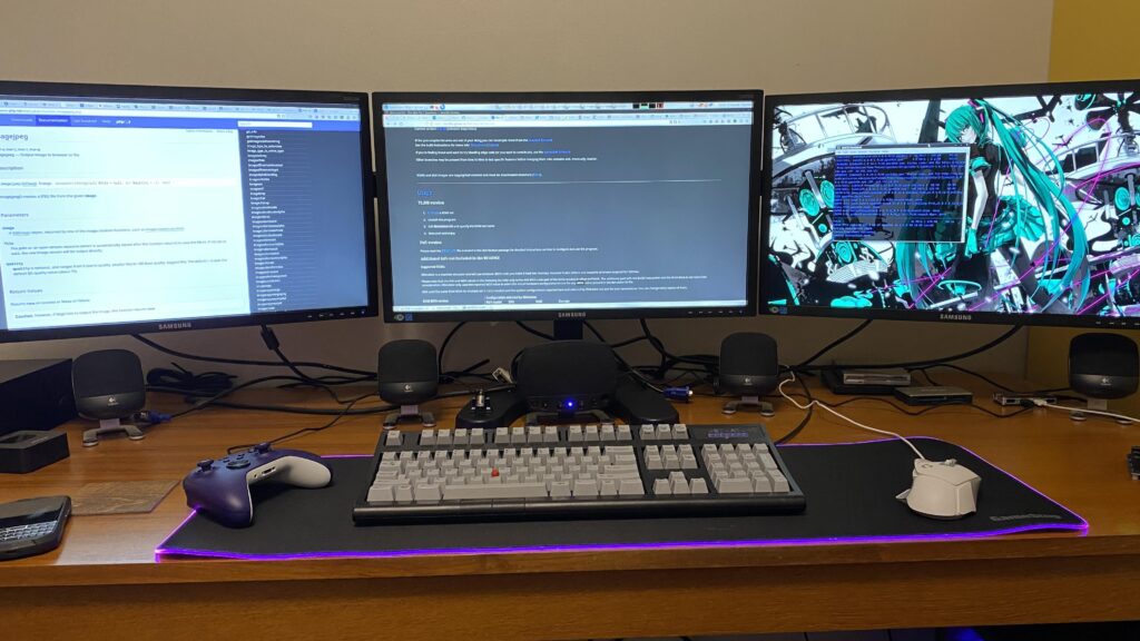 I finally upgraded to 1080p monitors after over a decade of using 1440x900 ones. Got all 3 for 30$ total.