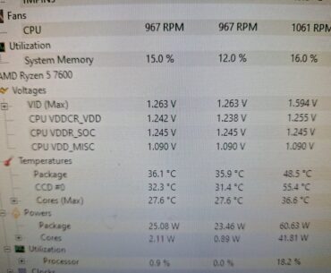 Hwmoniter reporting weird voltage on my r5 7600