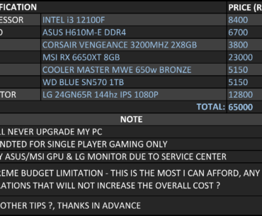 going to buy this next week. any final thoughts ? (see pic)