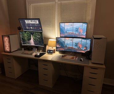 Temporary setup while we wait for our new house to be built.