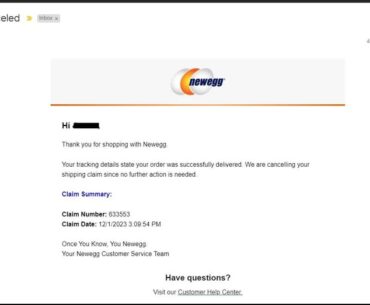 Scammed by Newegg for over $700 USD