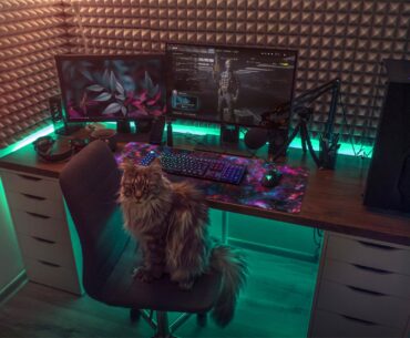 Rate my new setup. I'm loving the INTERSTELLAR mouse pad!