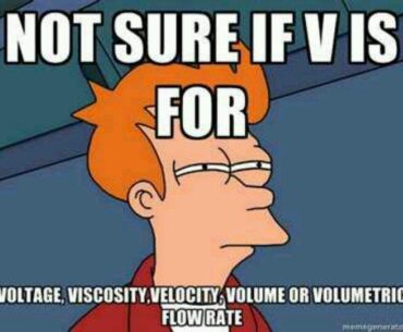 What does V stand for?