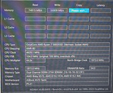 New ddr4 5800x3d record 💯 (satire)