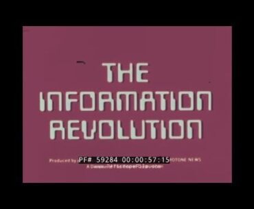 The Information Revolution 1980s Home Computers, Broadcasting & Media Film 59284 [8:22]