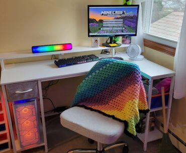Made my daughter her first battlestation for Christmas!