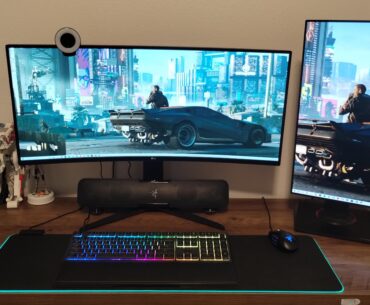 My wife bought me a big new monitor for Christmas!