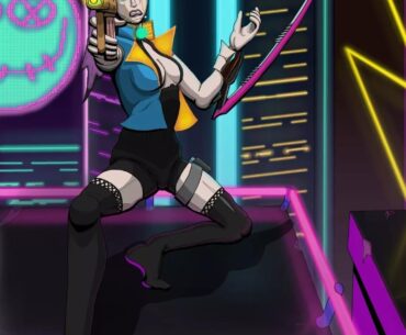 Cyberpunk Chick [OC]
