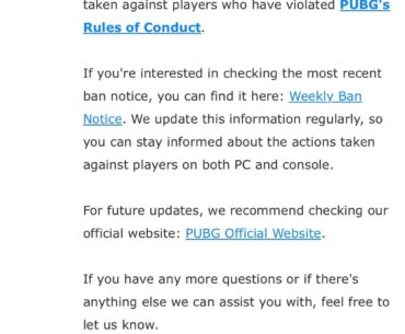 To everyone who said weekly ban statistics are PC only…