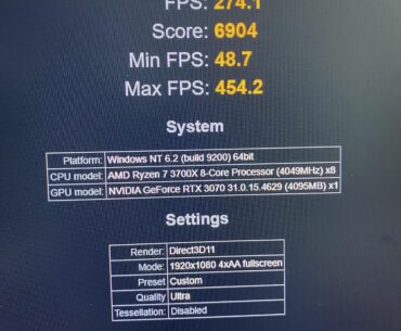 Is it a good score for 3070?