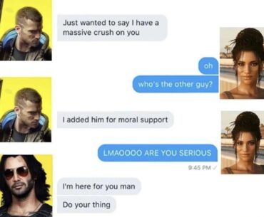 V has something to say