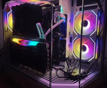New Mobo, CPU, Power Supply, Case Fans, installed into a new case with components from my current PC. It's acting weird though... it booted to Windows on the first power up. New PCs don't do that. (Ignore the fan wires, the fans went in at the end at 2am gonna finish tidying it all up tomorrow lol)