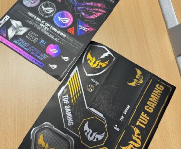 Where do you put these stickers that you get with the motherboard?