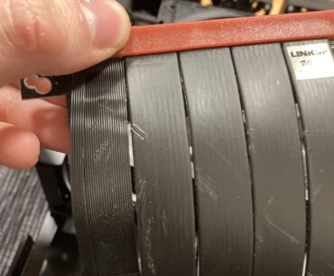 Could small indents on riser cable cause crashes?