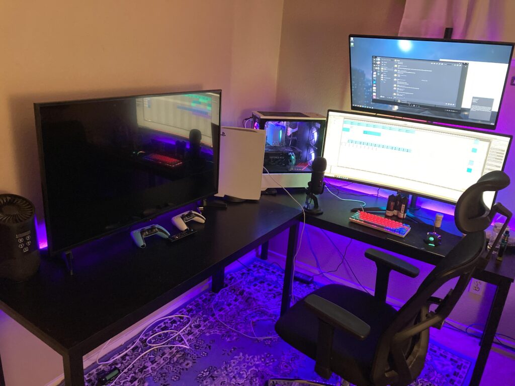Need to finish cable management, but it’s a start