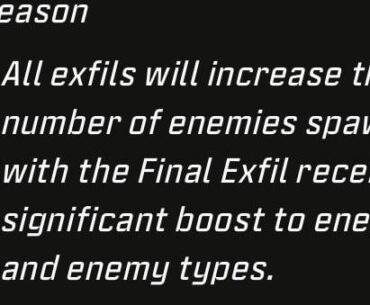 Of all the patch notes posts, why is nobody talking about them adding zombies back to the exfils?