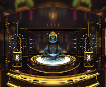 Cyberpunk Buddha