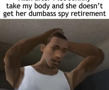 This only makes sense depending on which ending you get, for both dlc and base game