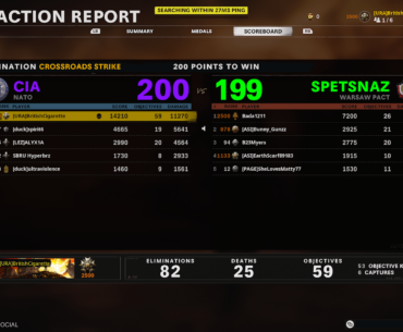 Talk about a hard carry. This took everything.