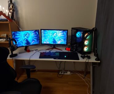 What can I improve? I just ordered some power strip holders and cable holders that I hope will tidy it up a bit.