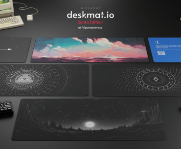 [GIVEAWAY] Santa's sleigh might've skipped the tech aisle this year, but don't worry, we're giving away 5 of our most popular desk mats!