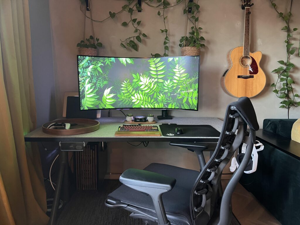 My calming work and gaming station