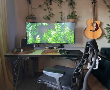 My calming work and gaming station