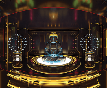 Cyberpunk Buddha