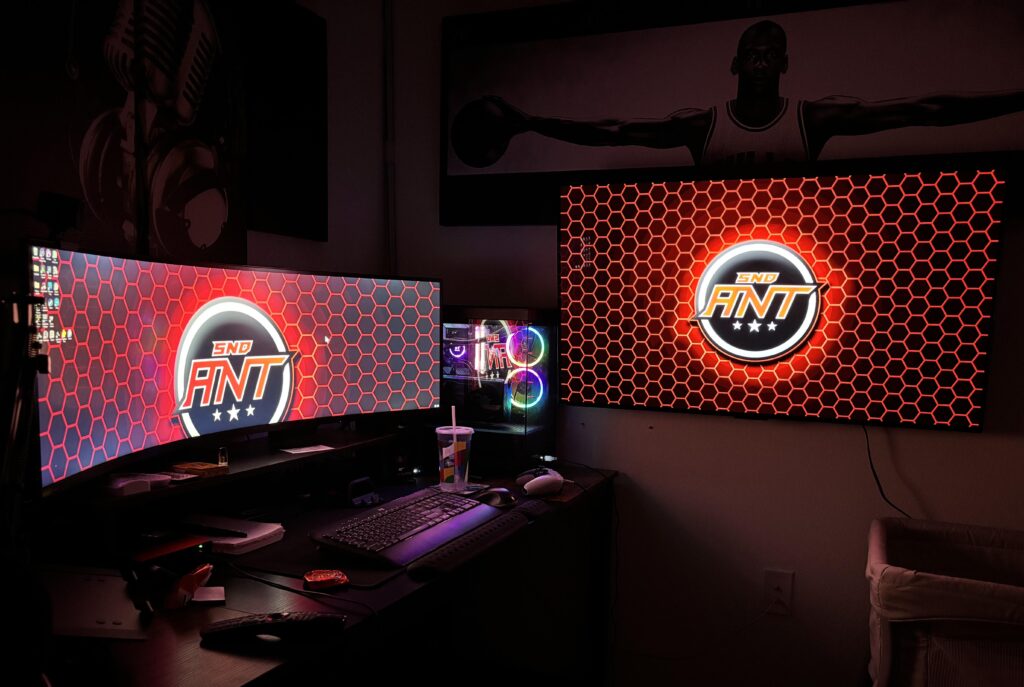 Added my 48 C2 to the setup and….