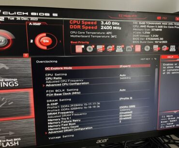 Trying to make 32gb of ram run at 3200 instead of 2400mhz